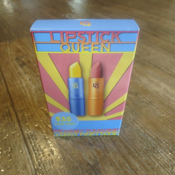 Lipstick Queen Mornin Sunshine + Saint Pinky Nude Set Of 2 Lipsticks - Picture 1 of 8